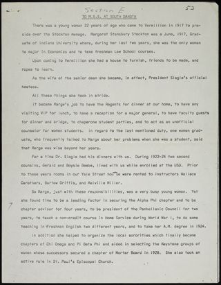 Frank T. Stockton to M.S.S. at South Dakota Letter, 1911