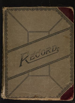 Feronian Literary Society Record Book, c. 1890-1920