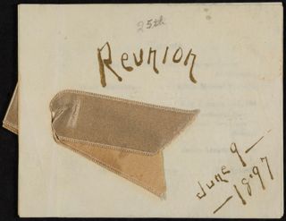 25th Reunion Program, June 9, 1897
