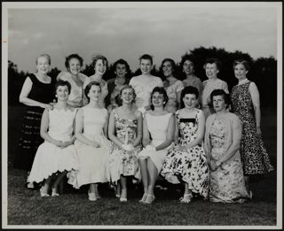 Gamma Sigma Chapter Group Photograph, June 1958