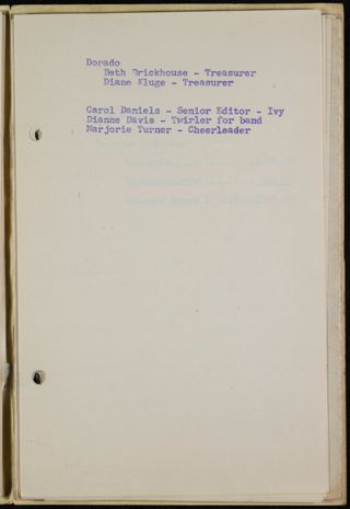Kappa Lambda Iota Petition Scrapbook, Page 29