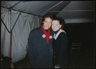 Virginia Pankratz and Richard Lewis at Ohio State University Homecoming Photograph, 1995