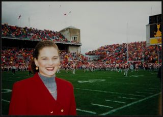 Virginia Pankratz at Homecoming Football Game Photograph, 1995