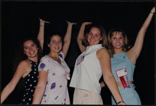Four Unidentified Beta Deltas at Convention Photograph, 2000