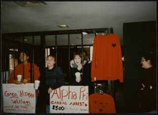 Catanese, Denton, Vermillion, and Williams at Gamma Xi Chapter Cardiac Arrest Photograph, c. 1998
