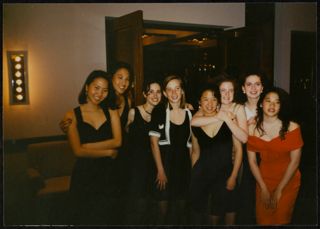 Big and Little Sisters of Zeta Phi Chapter at Spring Formal Photograph, May 1993