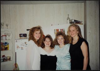 Gallagher, Cohen, Mullegan, and Hess at Spring Formal Photograph, 1992