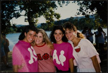 Four Unidentified Beta Psi Chapter Members Photograph