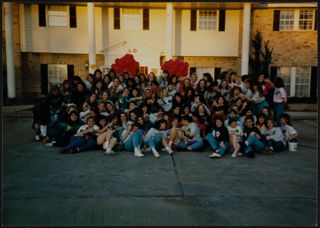 Epsilon Omega Chapter Spring Blitz Group Photograph, March 30, 1992