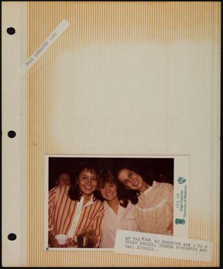 Phi Chapter Events Scrapbook, Page 1