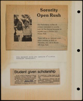 Phi Chapter Events Scrapbook, Page 20