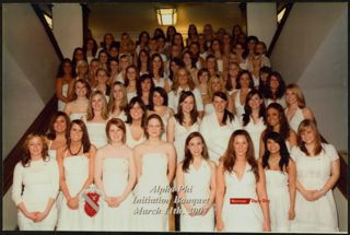 Phi Chapter Initiation Photograph, March 11, 2007