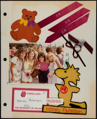 Wendy Peterson Scrapbook, Page 1