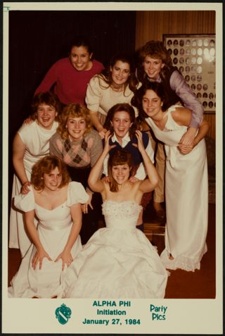 Nine Phis at Initiation Photograph, January 27, 1984
