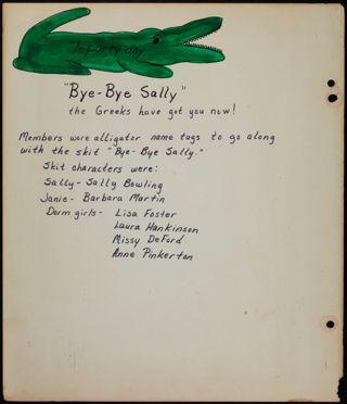 Phi Chapter Scrapbook, 1979-1980, Page 4
