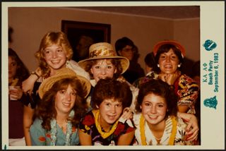 New Members at a Beach Party Photograph, September 6, 1983