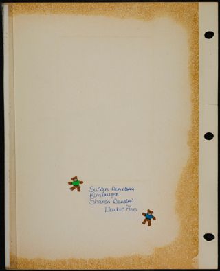 Phi Chapter Scrapbook, 1985, Page 10