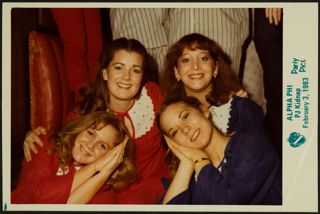 Humphries, Glendening, Coder, and Schell at a PJ Kidnap Photograph, February 3, 1983