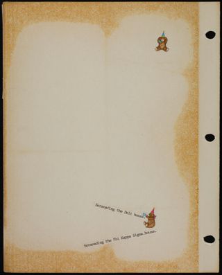 Phi Chapter Scrapbook, 1985, Page 16