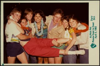 Keel Being Held by Engles, Wells, Golden, and Littlejohn Photograph, April 3, 1982