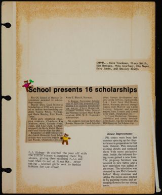 Phi Chapter Scrapbook, 1985, Page 53