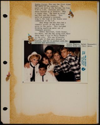 Phi Chapter Scrapbook, 1985, Page 27