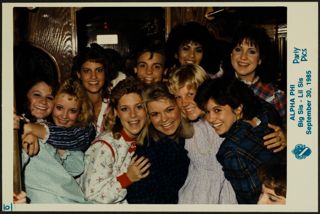 New Members at Big Sis-Lil Sis Event Photograph, September 30, 1985