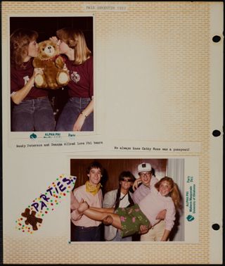 Phi Chapter Scrapbook, 1982, Page 16