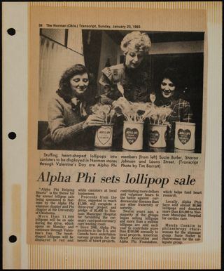 Phi Chapter Scrapbook, 1982, Page 25