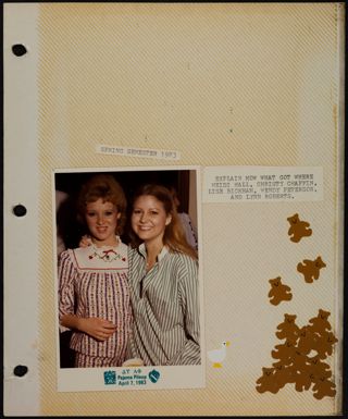 Phi Chapter Scrapbook, 1983-1984, Page 15