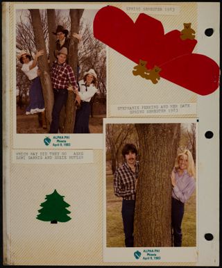Phi Chapter Scrapbook, 1983-1984, Page 22