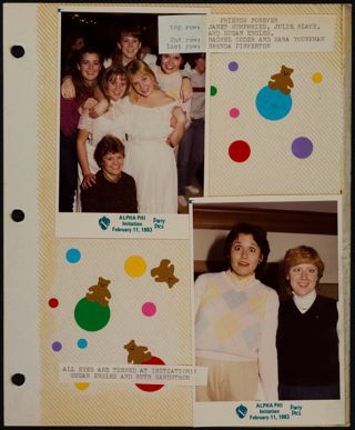 Phi Chapter Scrapbook, 1983-1984, Page 5