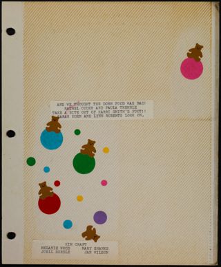 Phi Chapter Scrapbook, 1983-1984, Page 3