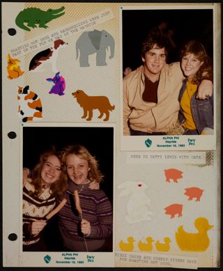 Phi Chapter Scrapbook, 1983-1984, Page 55
