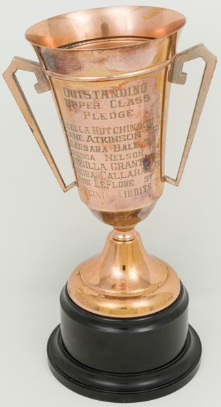Outstanding Upper Class Pledge Trophy, 1950s