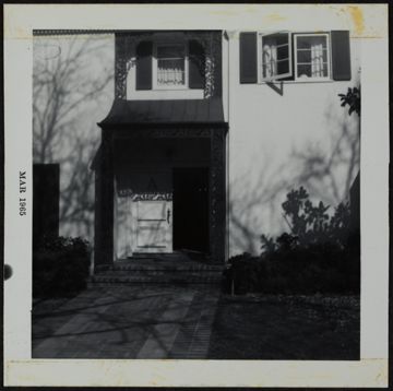 Beta Psi Chapter House Door Photograph, March 1965