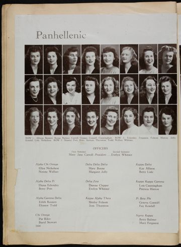 Beta Rho Chapter Scrapbook, Page 8