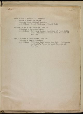 Beta Tau Chapter Petition Scrapbook, Page 25