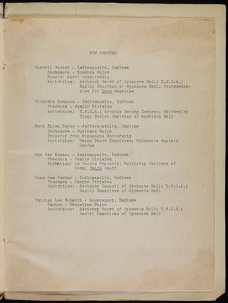 Beta Tau Chapter Petition Scrapbook, Page 39
