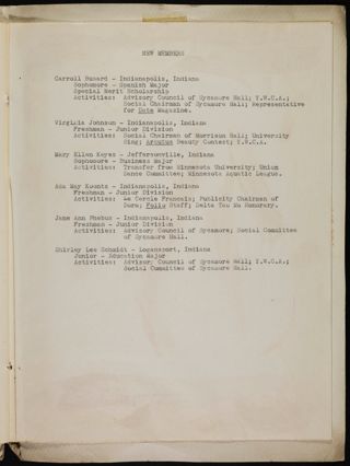 Beta Tau Chapter Petition Scrapbook, Page 41