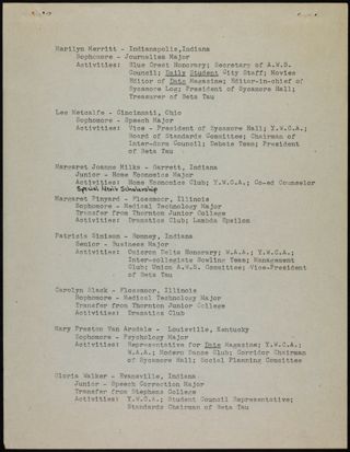 Beta Tau Chapter Petition Scrapbook, Page 23