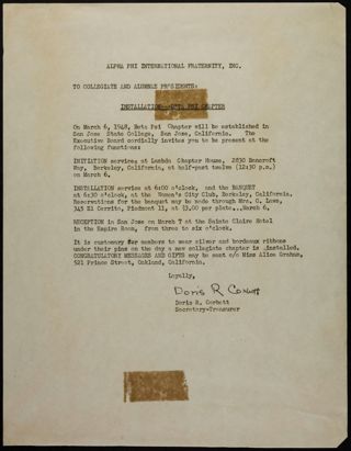 Ero Sophian Society Petition Scrapbook, Page 51