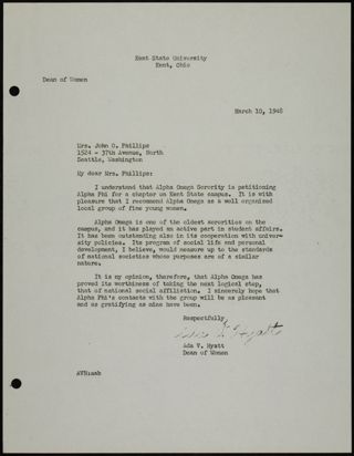 Alpha Omega Petition to Alpha Phi Fraternity Scrapbook, Page 39