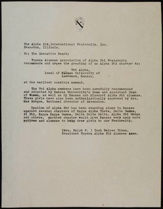 A Petition to Alpha Phi Alpha Alpha Scrapbook, Page 21