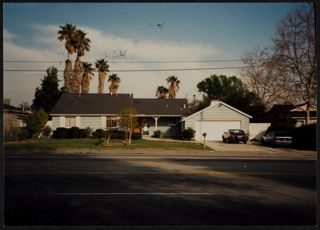Alpha Omicron Pi Fraternity Northridge House Photograph, March 23, 1992