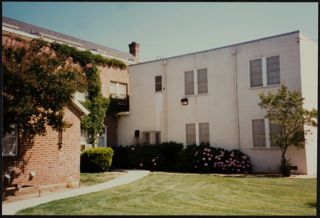 Alpha Chi Omega Fraternity Stockton House Back View Photograph, c. 1996