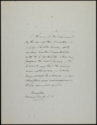 Beta Chapter to Alpha Chapter Letter 2, January 25, 1887