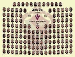 Theta Upsilon Chapter Composite Photograph, 2019-2020