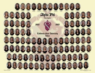 Theta Upsilon Chapter Composite Photograph, 2022-2023