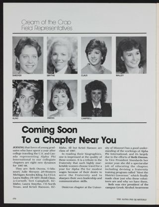 Coming Soon to a Chapter Near You